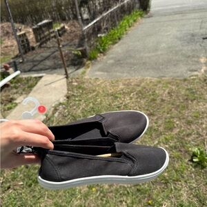 West Loop Black Slip-On Flats